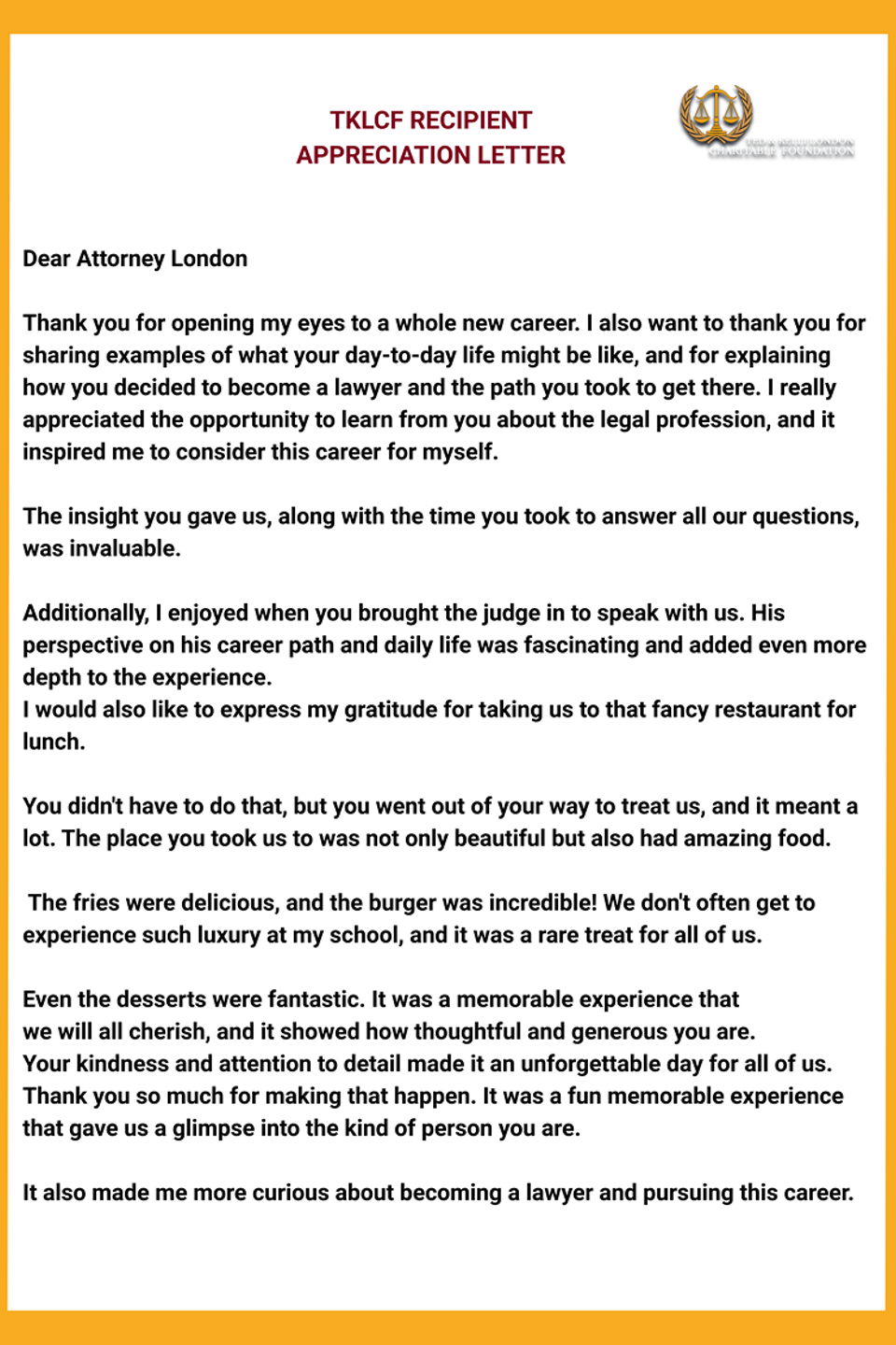 Tklcf appreciation letter 2.1