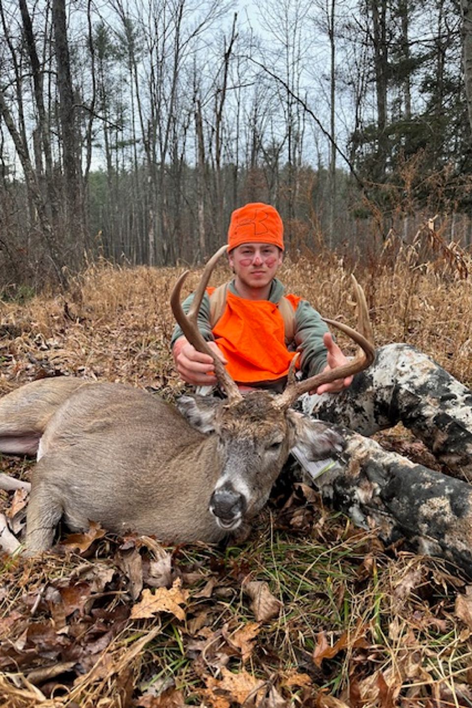 Abram Hershey and the buck he shot