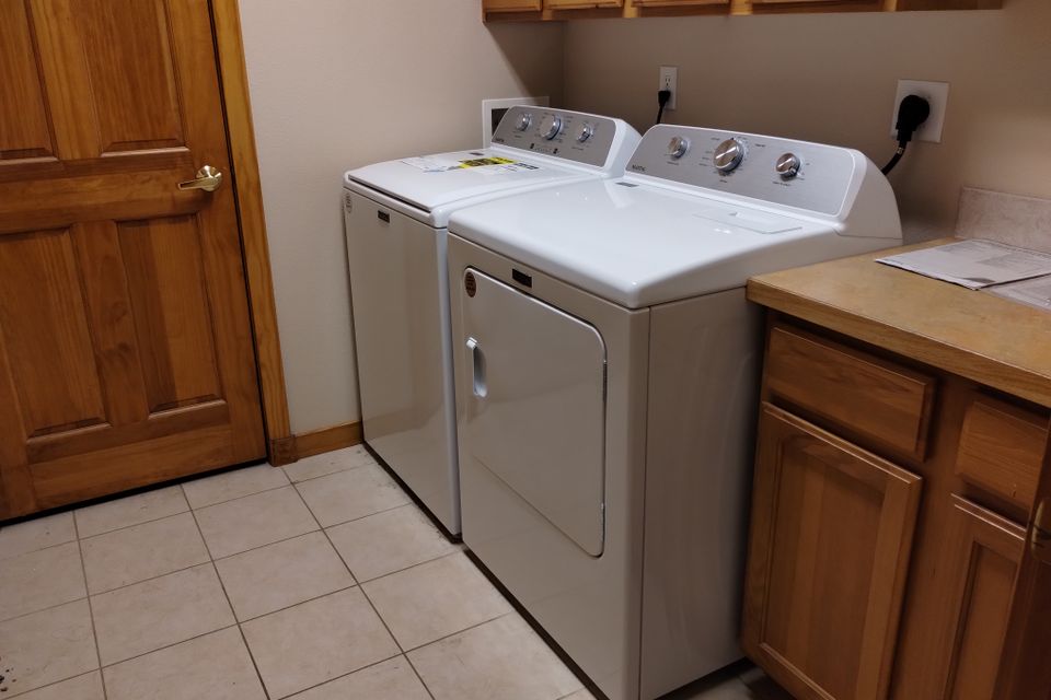 Washer and dryer install 