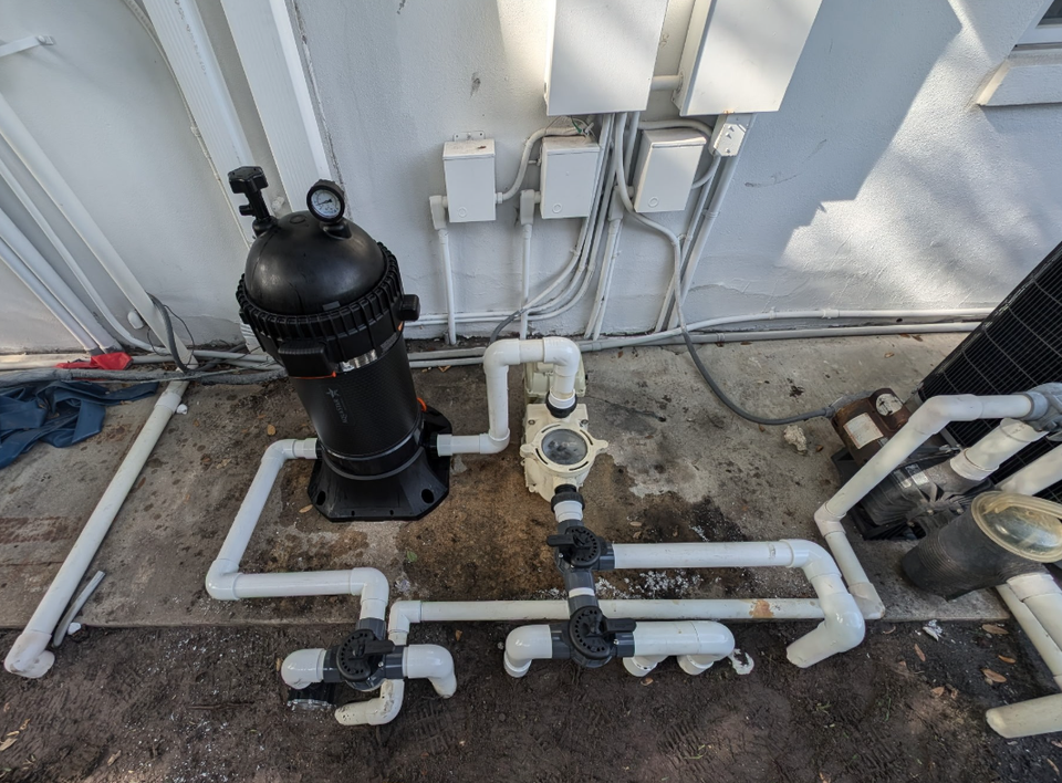 Pool pump and filter system