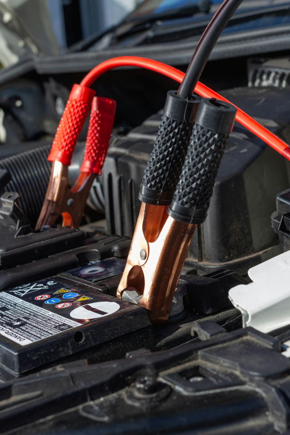 Car battery replacement at Car Doc Auto Repair Center, Garden City, SC.