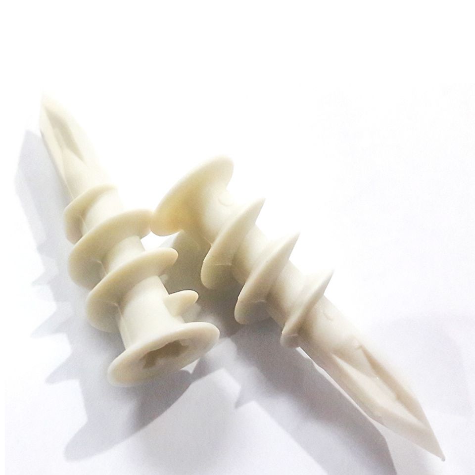 Plastic gypsum wall plugs
