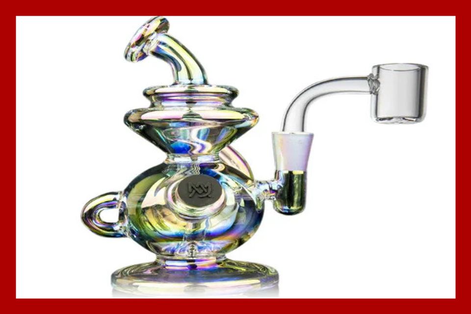 MJ Arsenal Iridescent Mini Jig - Mini Rig Water Pipe