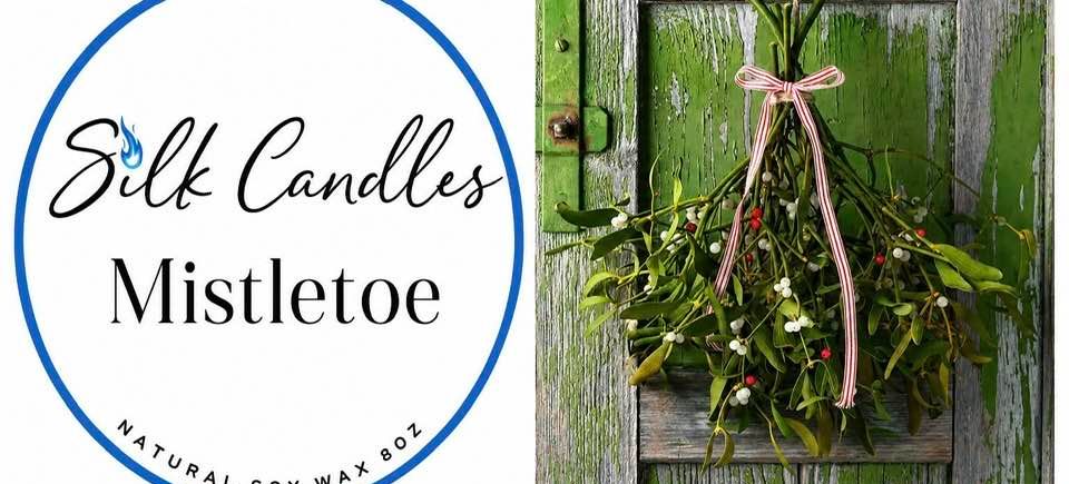 Mistletoe table card soy