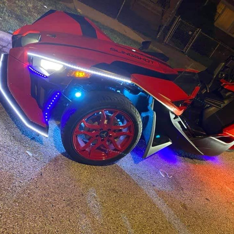 Slingshot custom lights and accessories