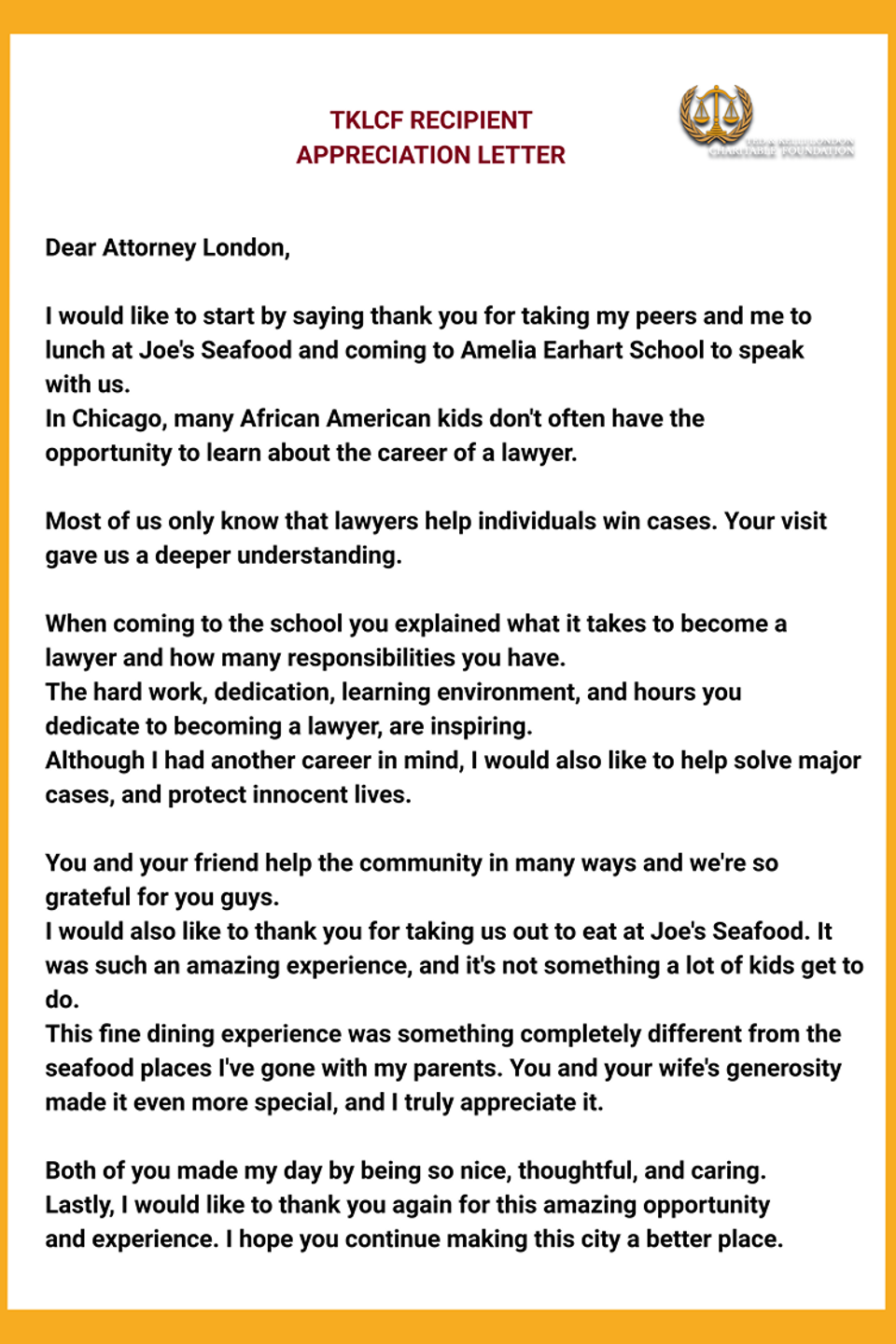 Tklcf appreciation letter 1.3