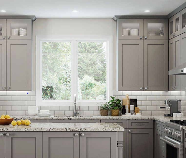 Elegant dove kitchen crop