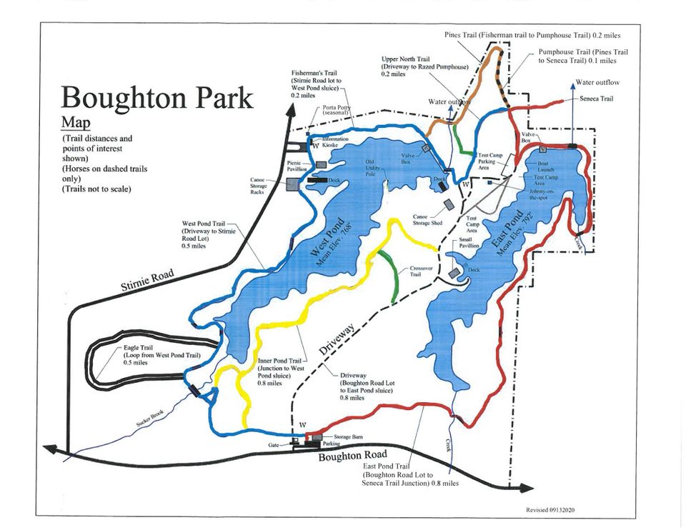 Boughton park map