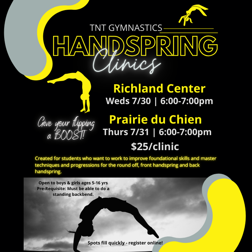 Handspring clinic flyer (facebook post)
