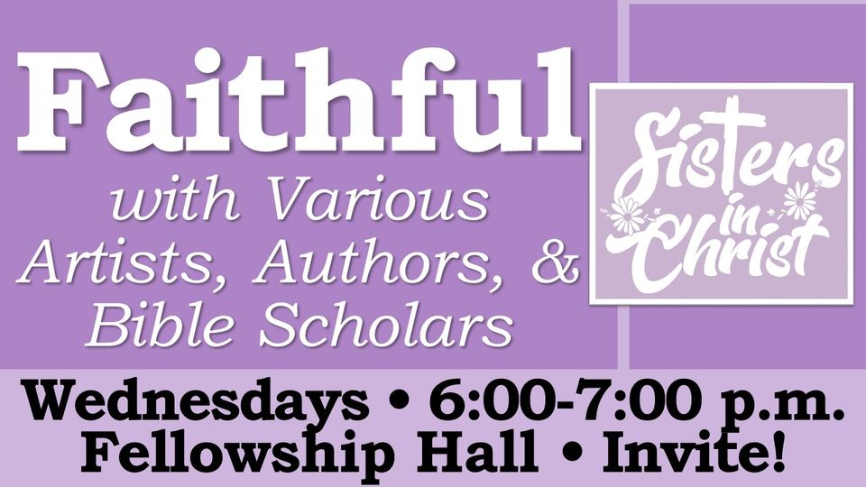 Wednesday sisters in christ bible study