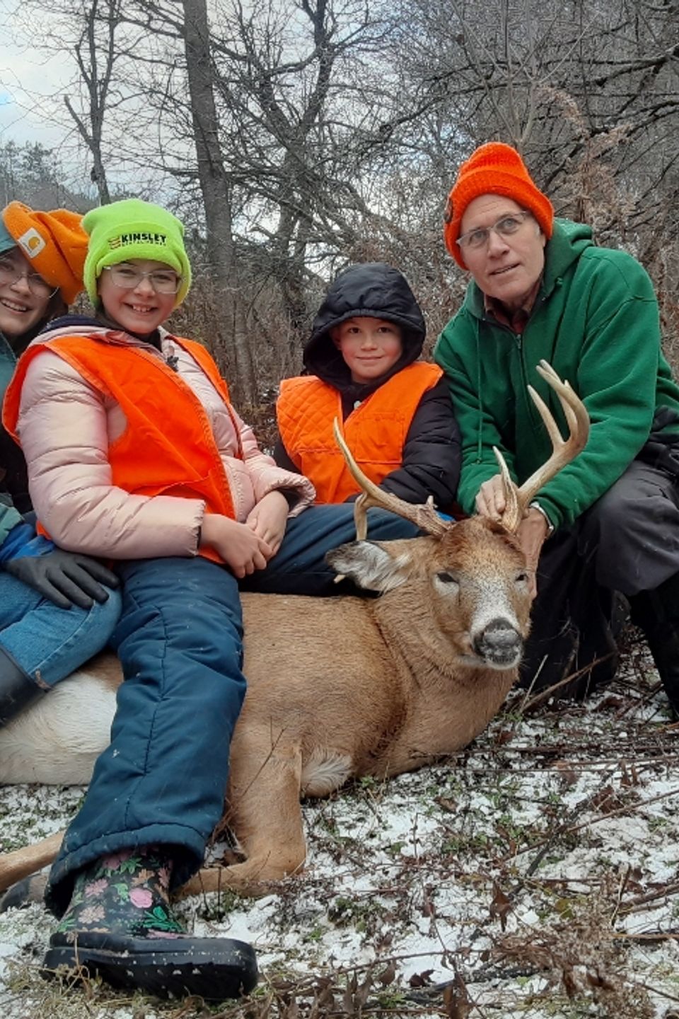 Zenia shot this 9-point buck in New York
