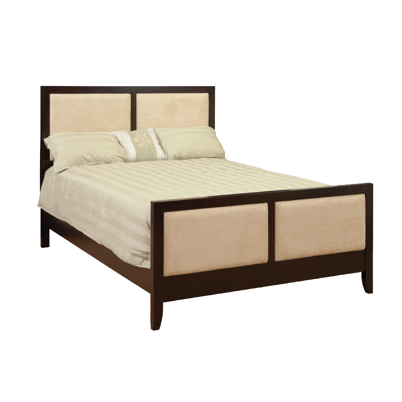Nc barrington bed with fabric panel