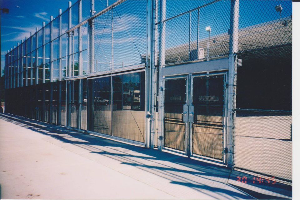 Garden center security fence