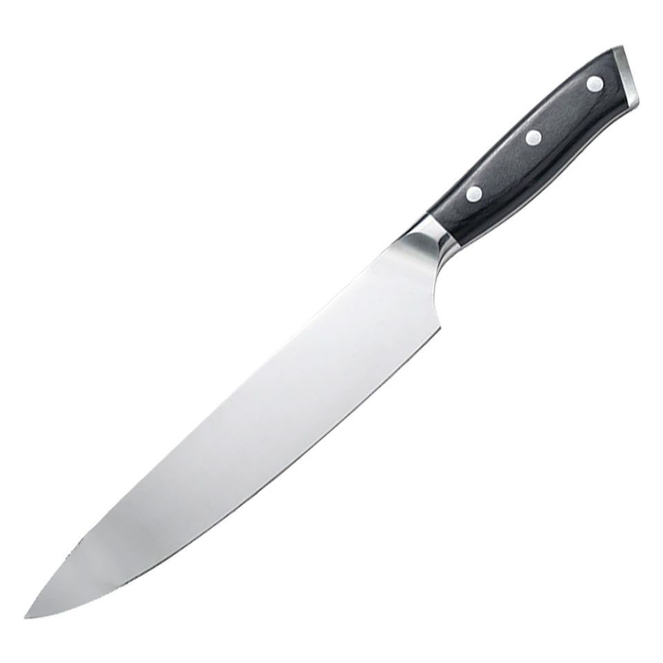 Long knife black handle