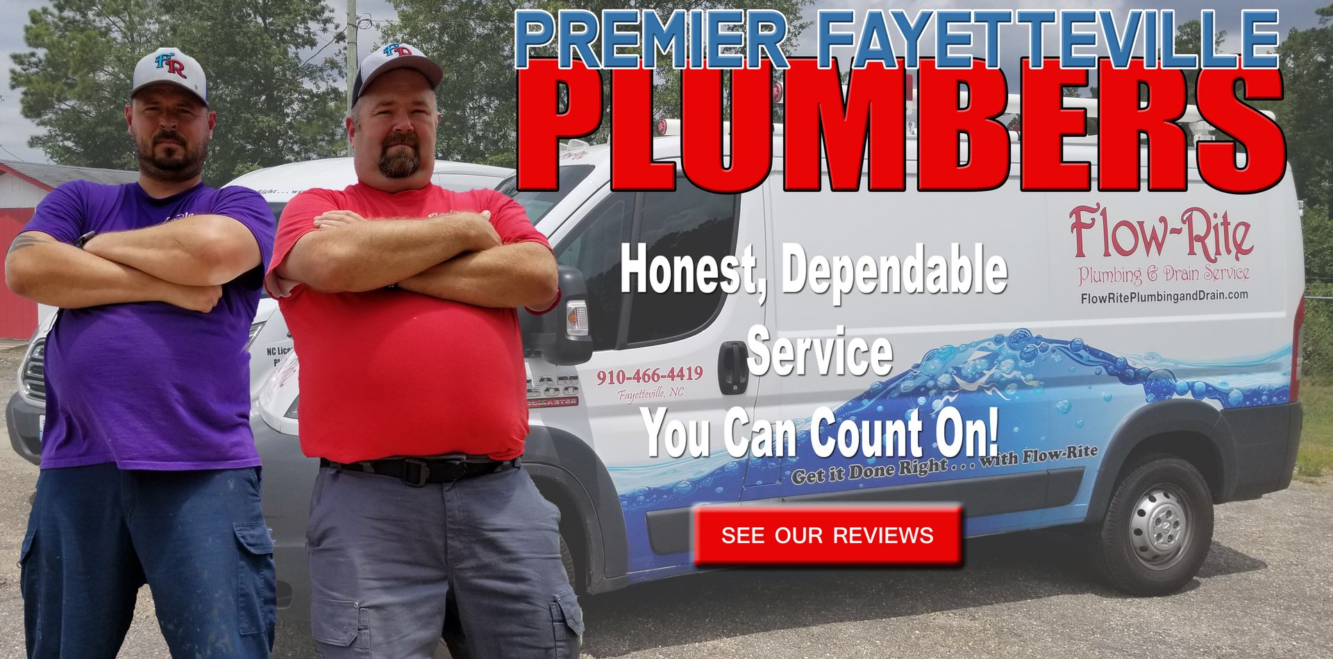 Plumber Fayetteville NC | Fayetteville Plumbers | Flow-Rite Plumbing