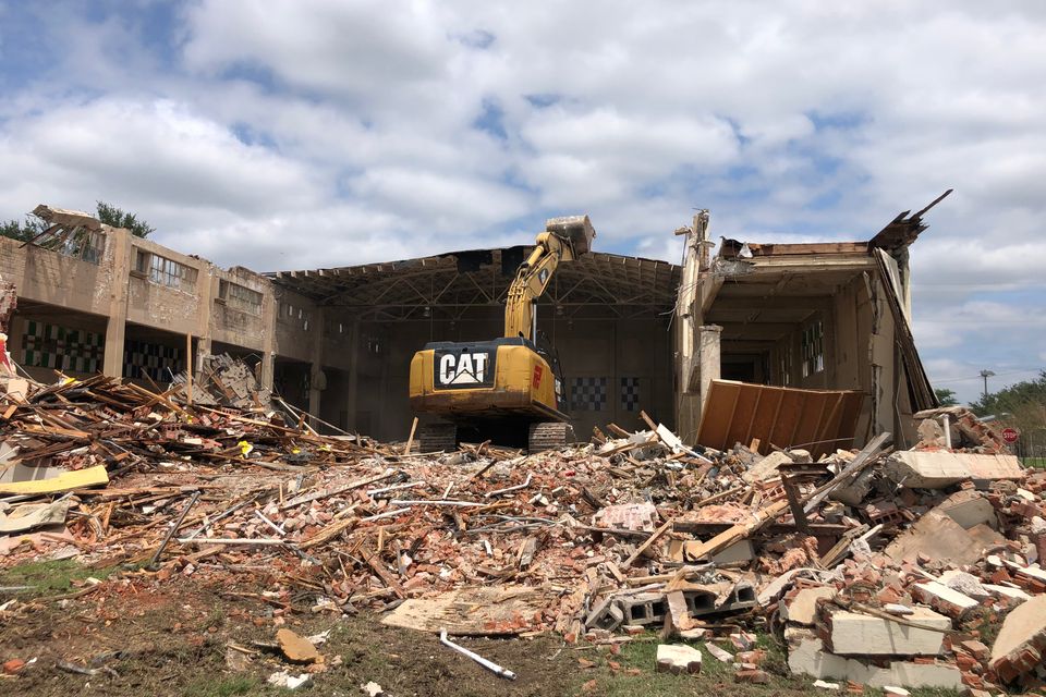 Gymnasium demolition ecisd8