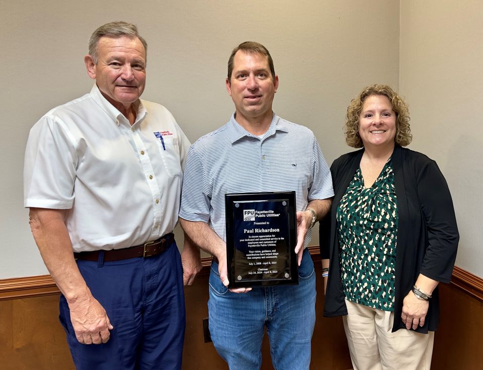 Paul richardson service plaque