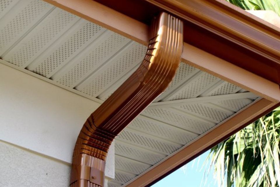 Guttering pic metallic