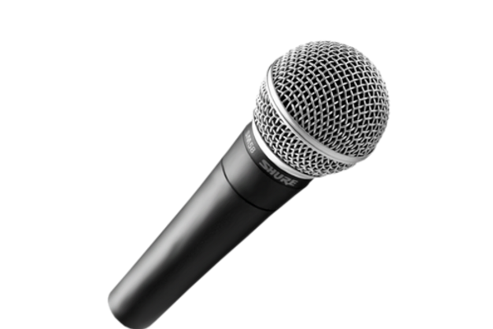 Shure sm58 wired microphone