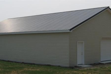 Steel roof