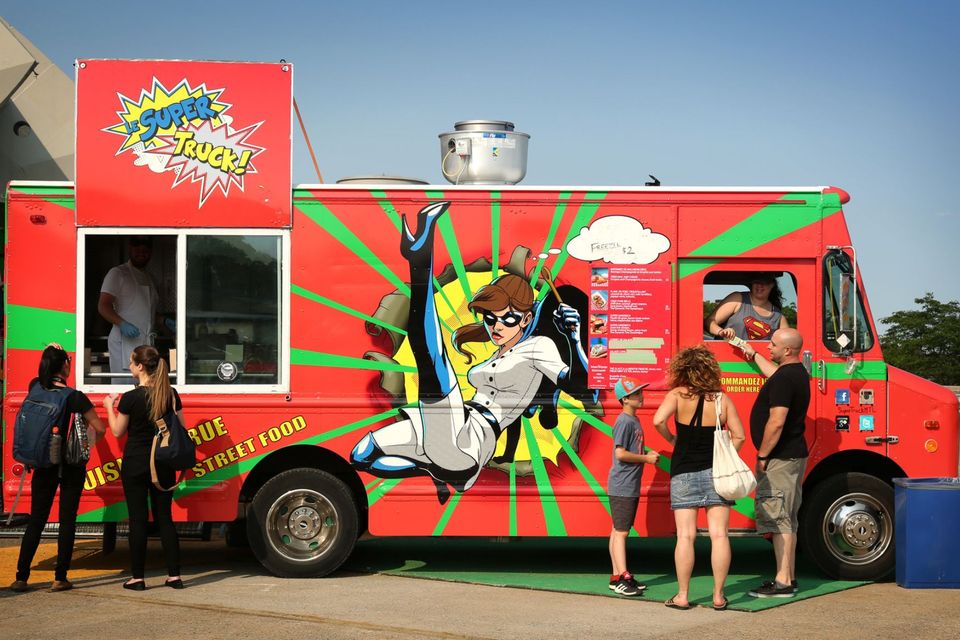 Super hero food truck