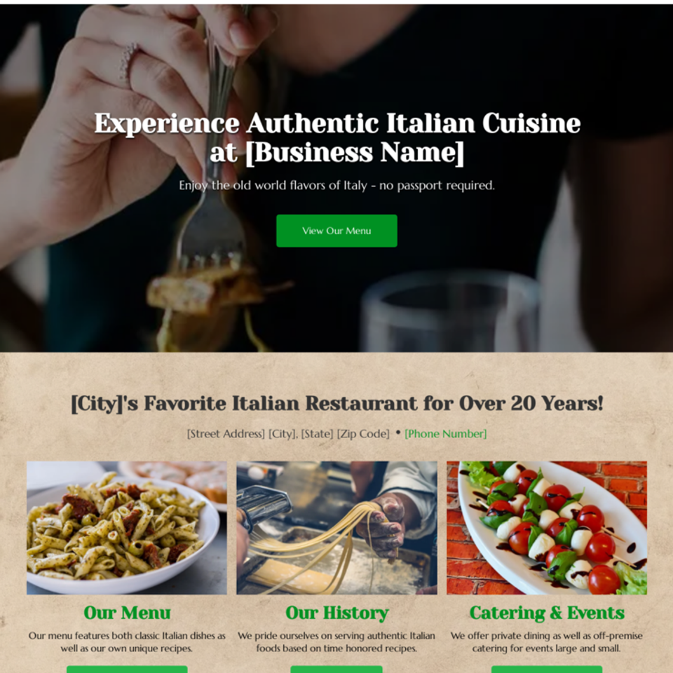 Italian restaurant
