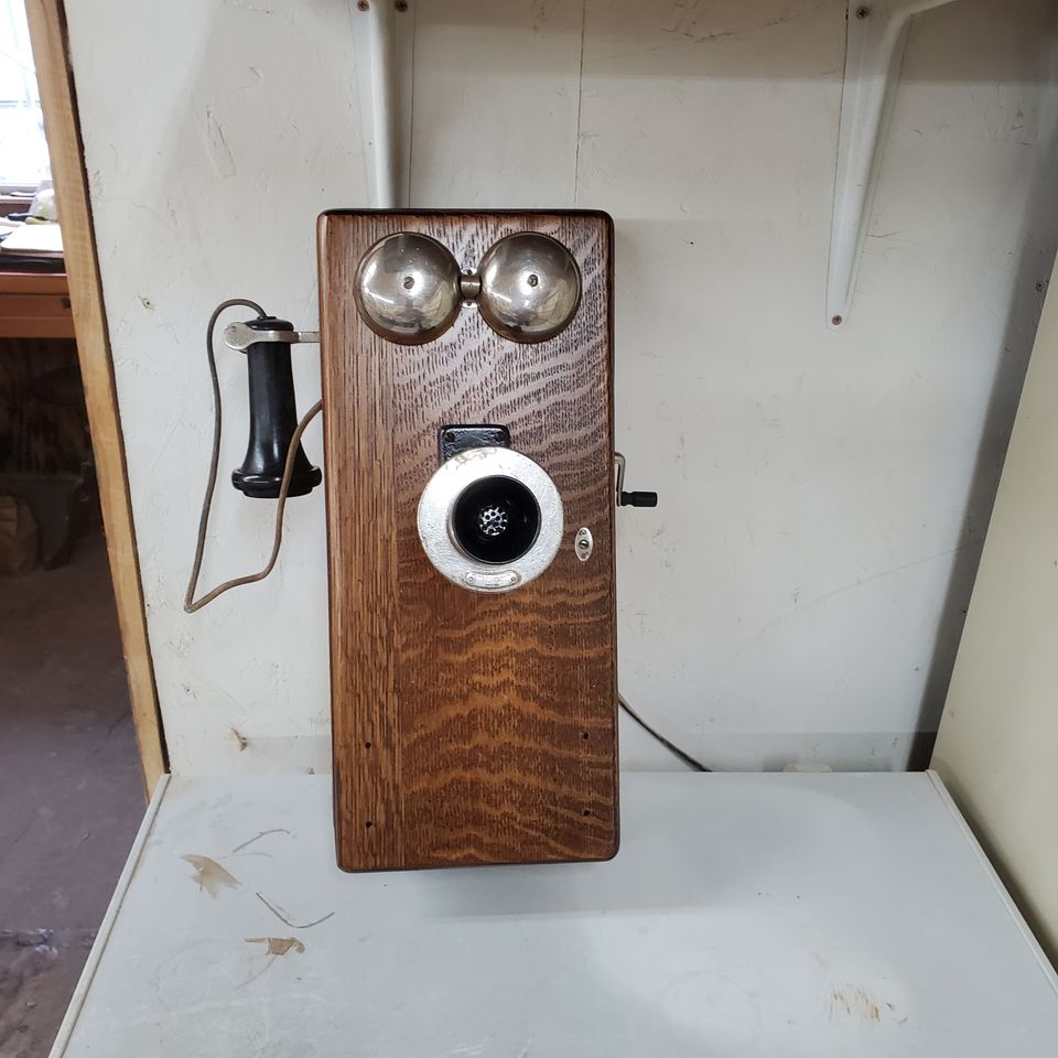 After antique phone chuck