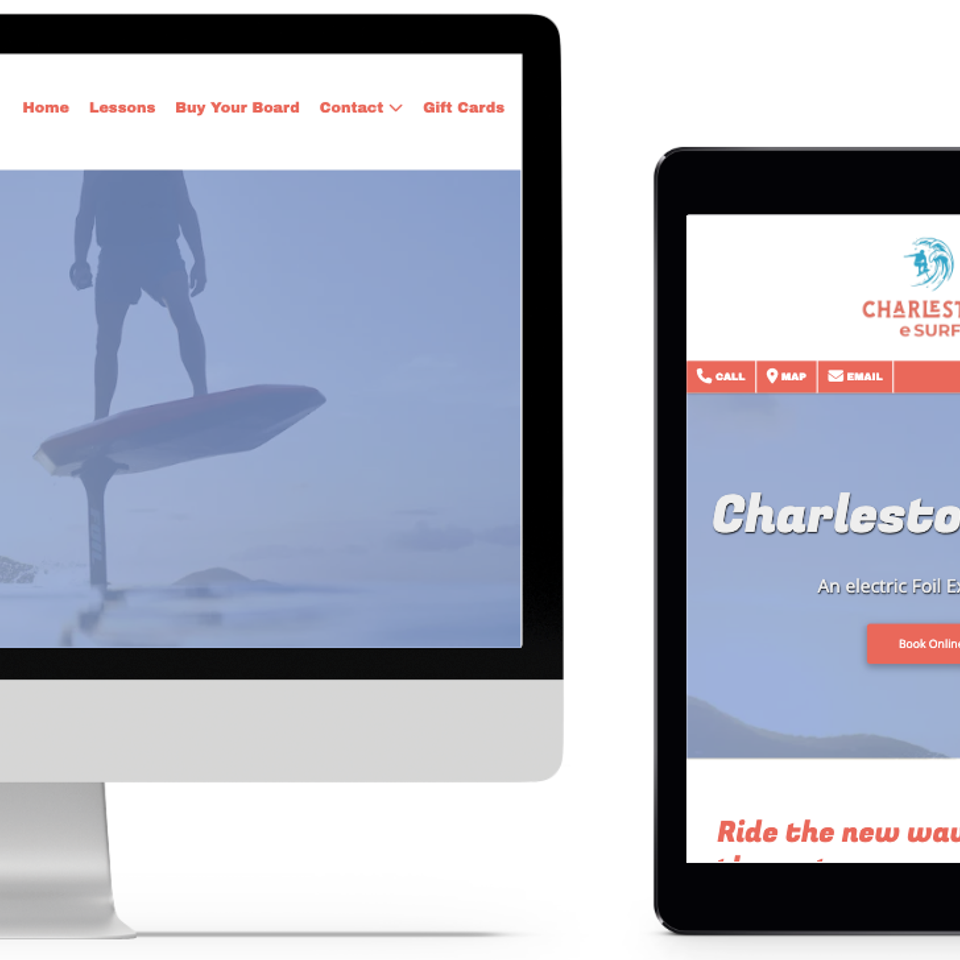 Surf web design
