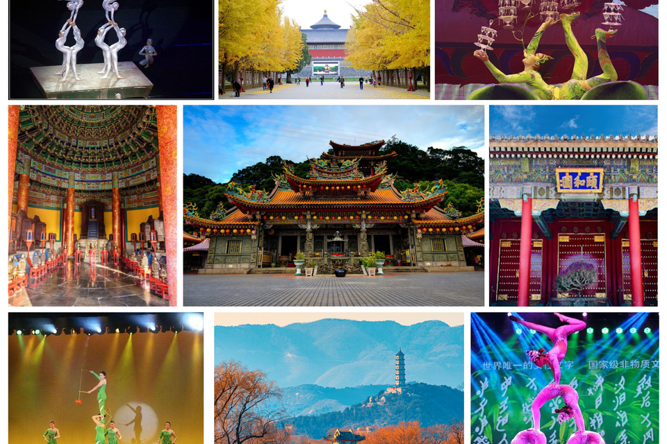 Temple of heaven  summer palace   acrobatic show