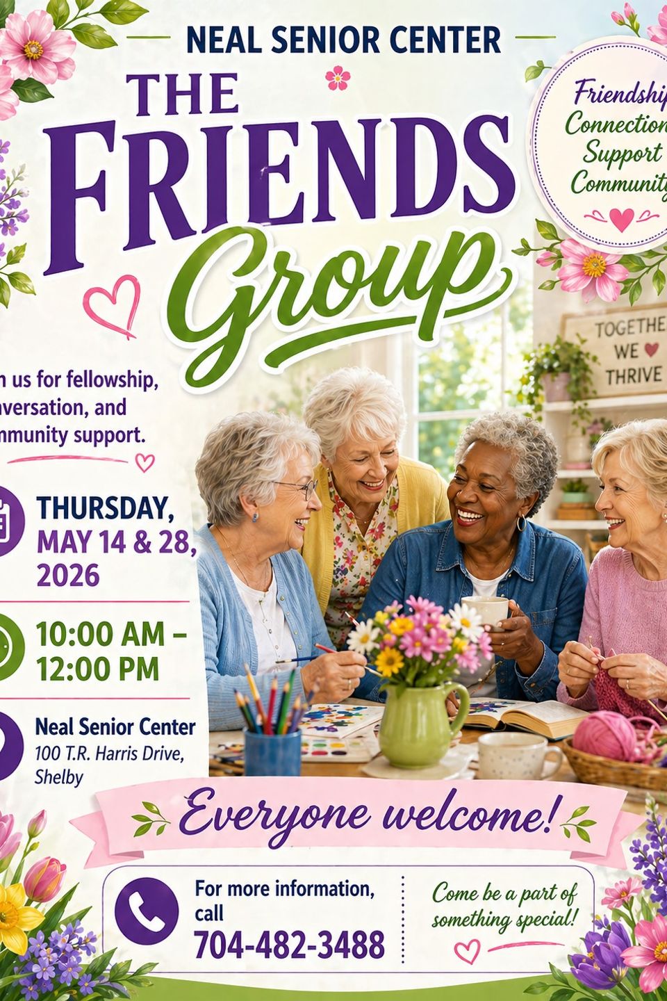 Poster friends group may 2026