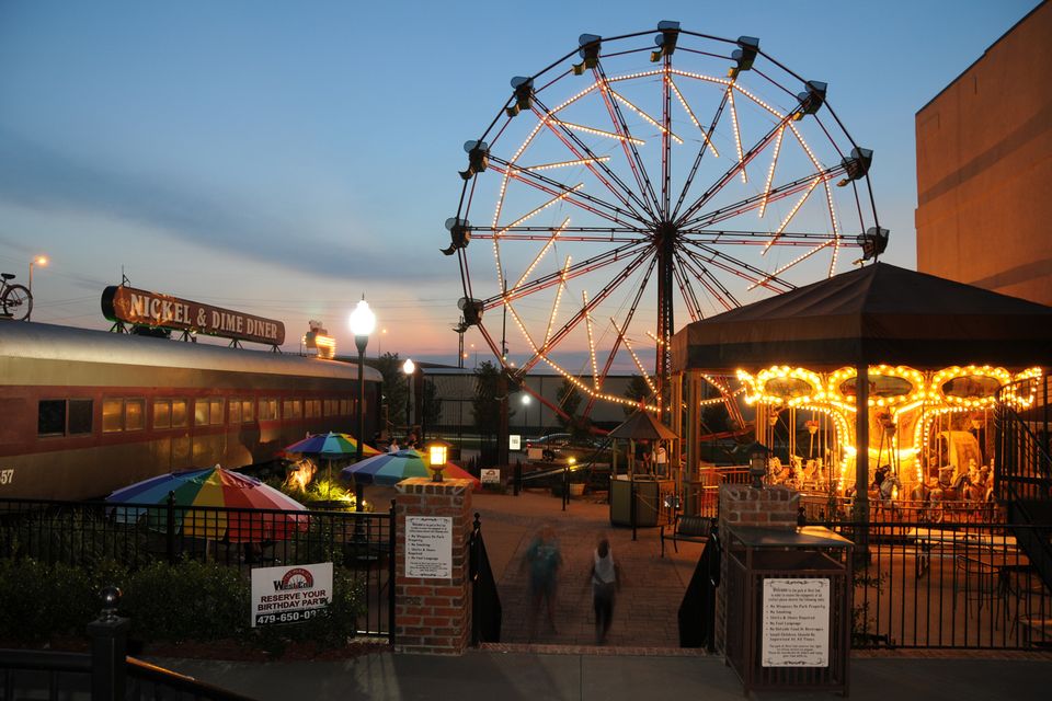 Park at west end night 