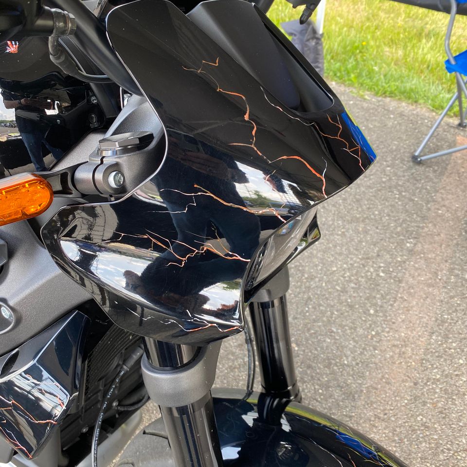 Creative custom pinstriping design and artistic projects created by Skeeter's Grafix.