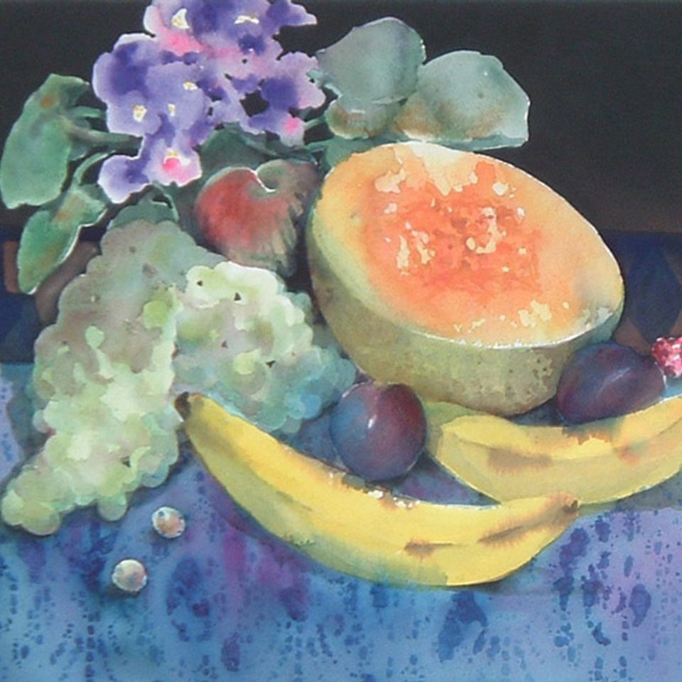 Still life with fruit web