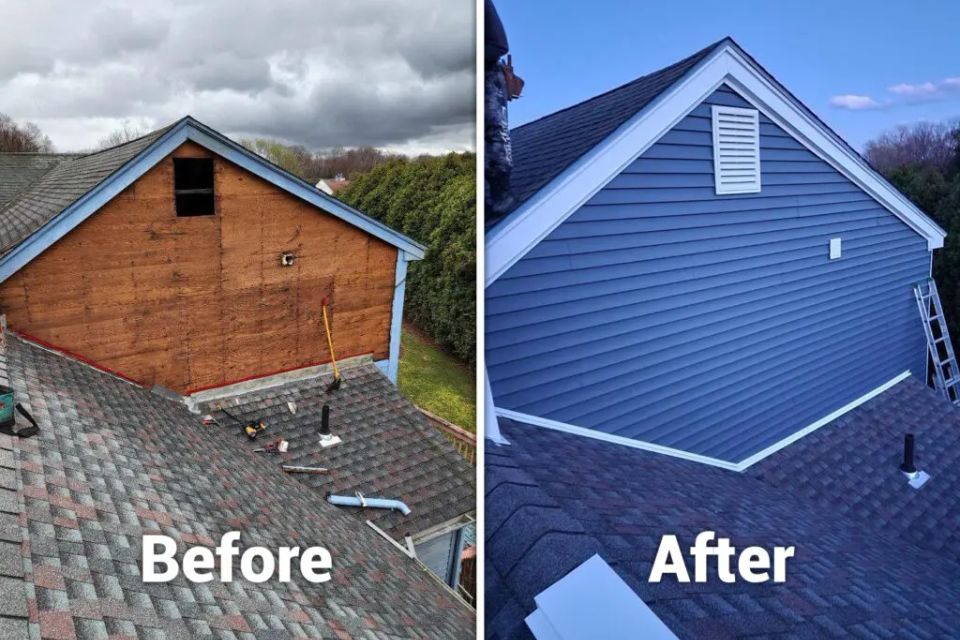 Before After Roofing Suffolk