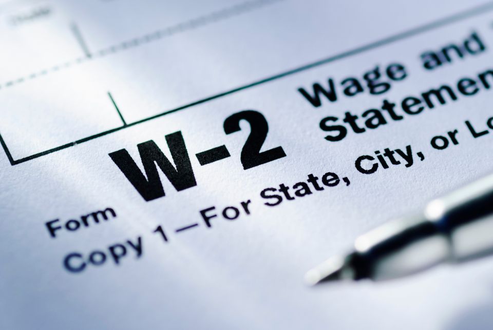 Pen on a form w 2 wage and tax statement 2023 11 27 05 11 03 utc