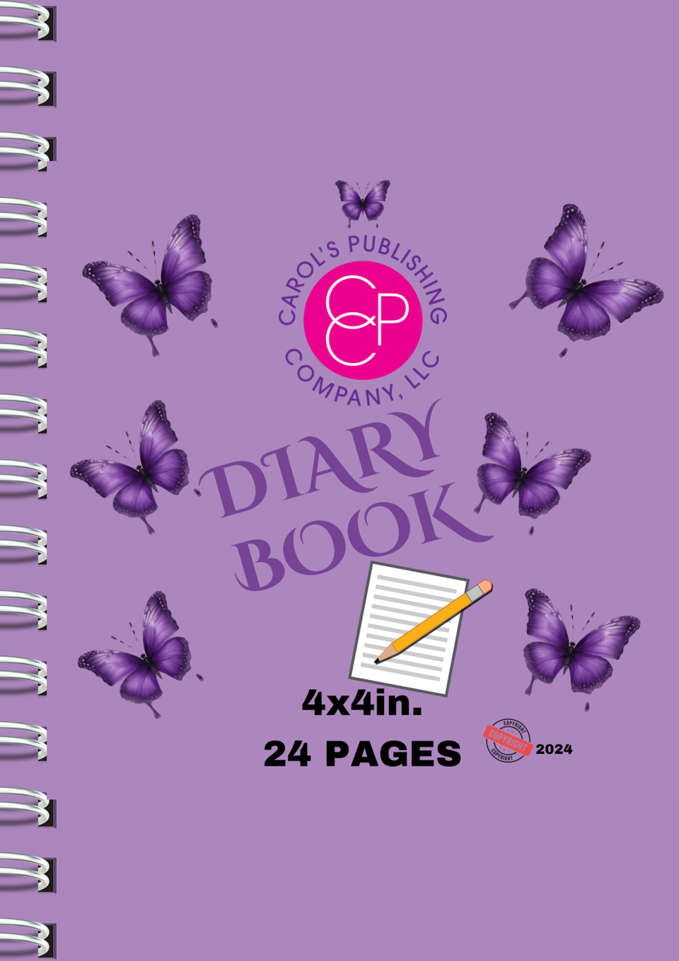 Orange blue waterfall illustration notebook cover document a4 .png