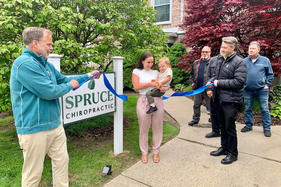 Ribbon cutting 7