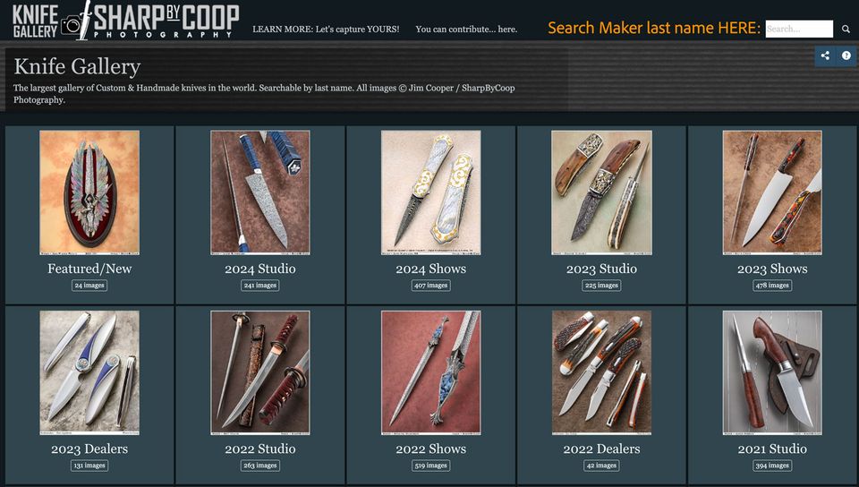 Knife gallery screengrab