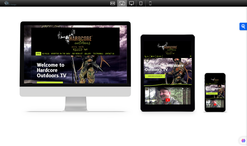 Hardcore outdoors website