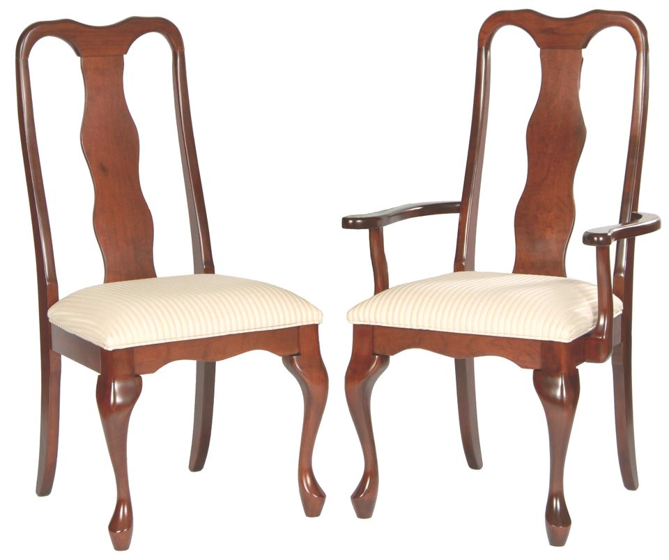 Cd queen anne chairs 16500 16501