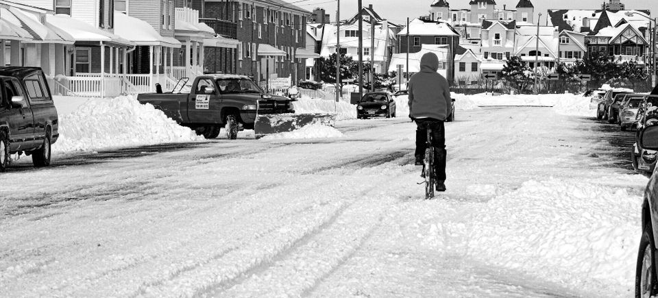 Bradley beach  nj winter