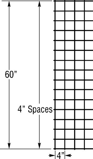 Hi five panel spacing