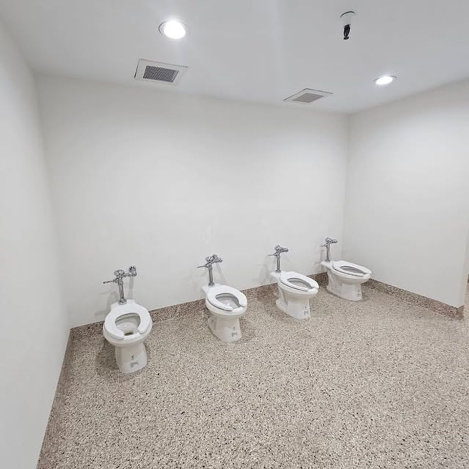 High privacy restroom partitions done by Pabst Leyton