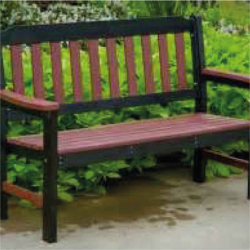 Hlf garden bench