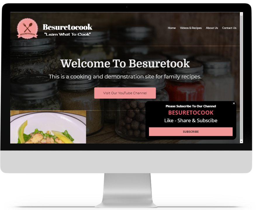 picture of besuretocook company for wpbwebdesigns