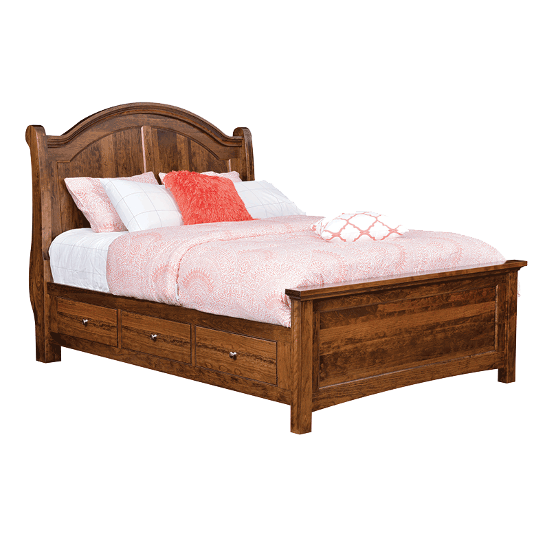 Trf bed with drawer unit