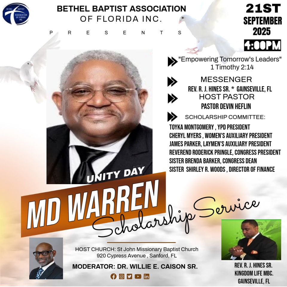 Rev dr michael d warren unity day