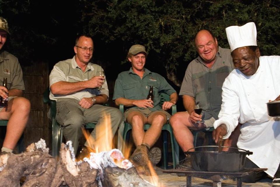 Cooking at camp