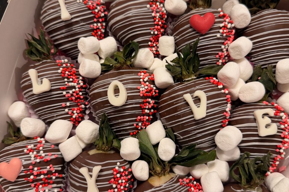 i love you strawberries