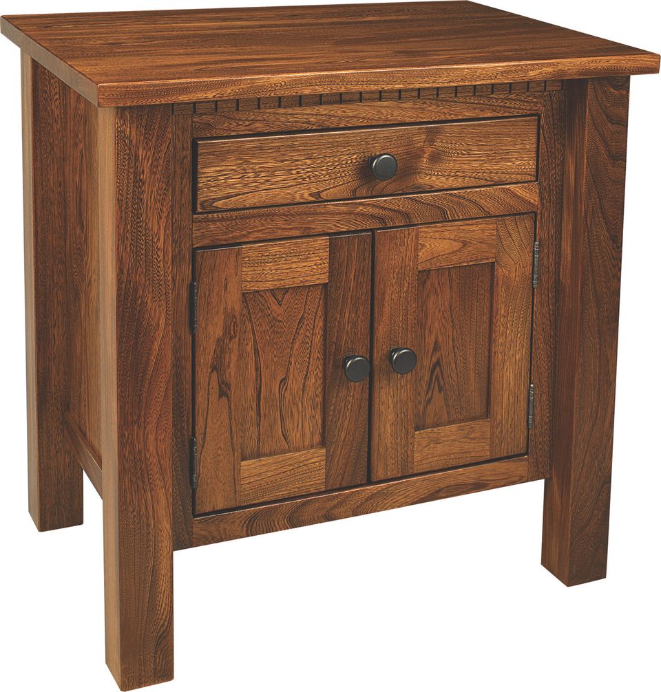 Fw lindholt 1drw 2dr nightstand